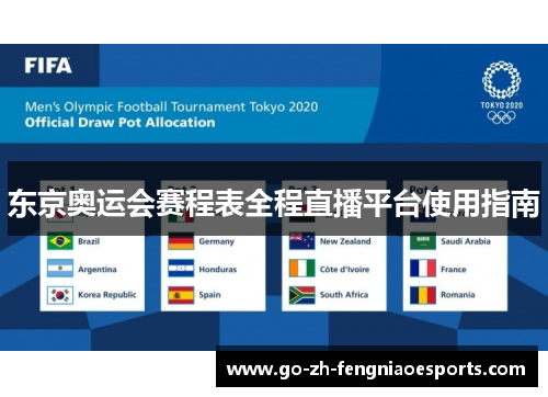 东京奥运会赛程表全程直播平台使用指南