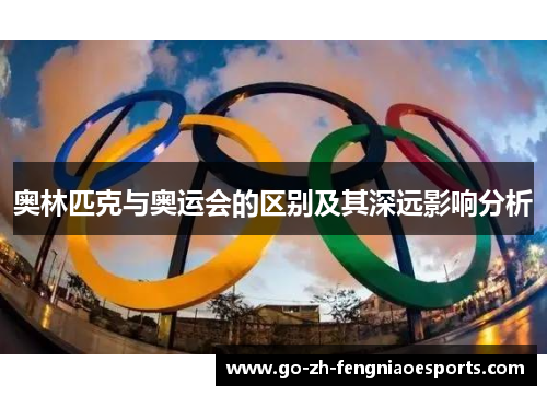 奥林匹克与奥运会的区别及其深远影响分析 奥林匹克与奥运会的区别及其深远影响分析